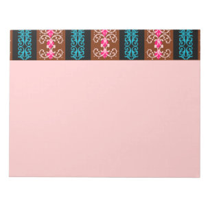 Boho Brocade Stripe Notepad