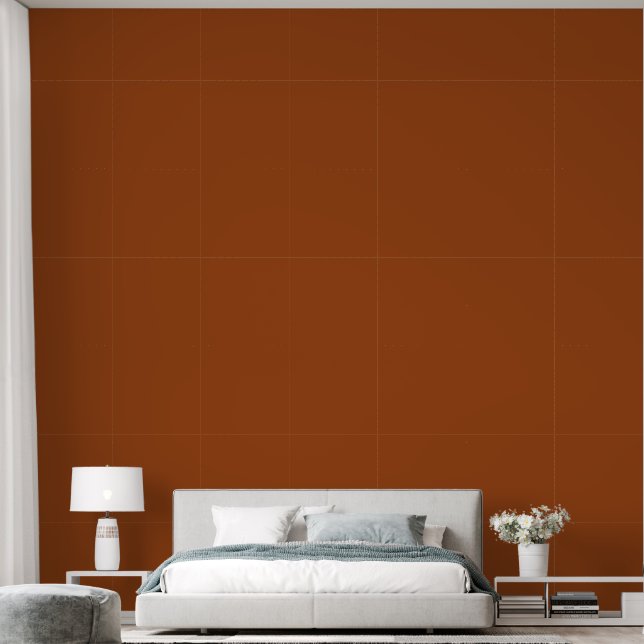 Boho Brown Houndstooth Wallpaper (Bedroom)