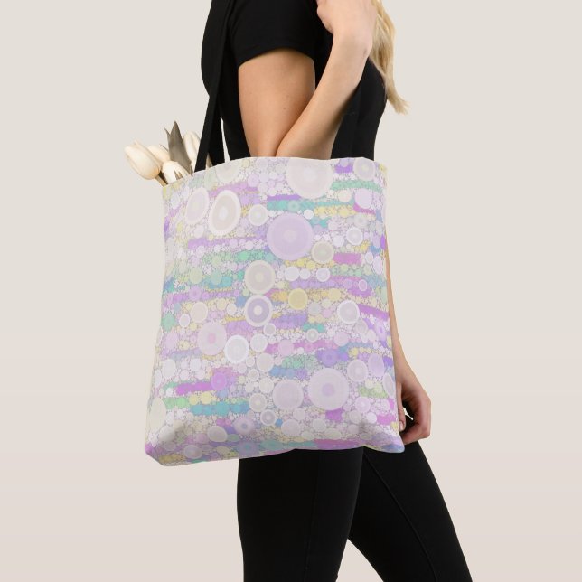 Boho Bubbles Tote Bag (Close Up)