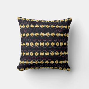 Boho bubbly rows cushion
