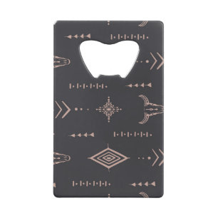 Boho bull skull, ethnic seamless.