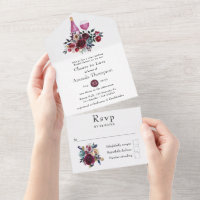 Boho Burgundy and Navy Bridal Shower Wine Tasting