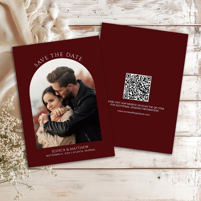 Boho Burgundy Photo Arch Wedding (Creator Uploaded)