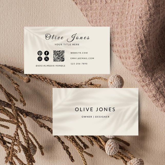 Boho Business Card (Creator Uploaded)