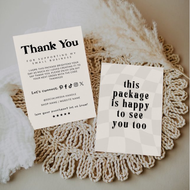 Boho Business Thank You Card (Creator Uploaded)