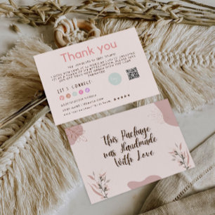 Boho Business Thank You Card