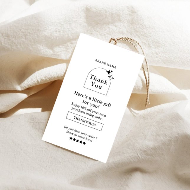 Boho Business Thank You Hang Tag (Creator Uploaded)