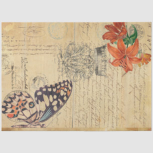 Boho Butterfly 18lb Decoupage Sheet