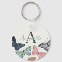 Boho Butterfly Baby Shower Coaster