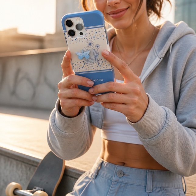 Boho Butterfly & Botanical iPhone Case (Creator Uploaded)