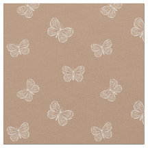 Boho Butterfly Modern Girly Spring Animal Brown