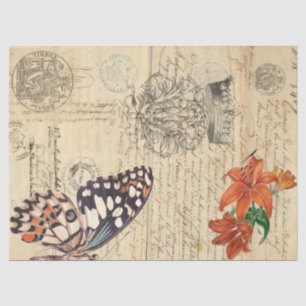 Boho Butterfly Right Decoupage Sheet