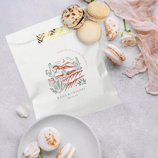 Boho Cactus Desert | Wedding Favour Bags (Creator Uploaded)