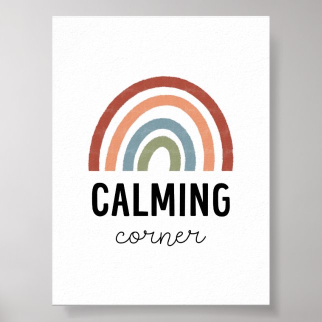 Boho Calming Corner Poster (Front)