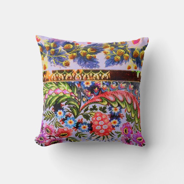 Boho Caravan Customisable Cushion (Front)