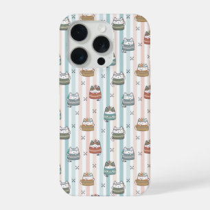  Boho Cats Tribal Pattern  iPhone 15 Pro Case