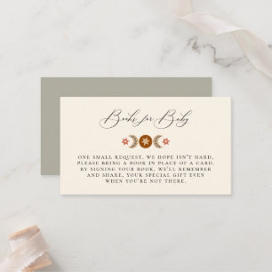 Boho Celestial Book Request Enclosure Card