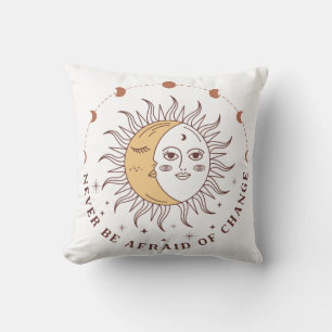Boho Celestial Sun And Moon Cushion
