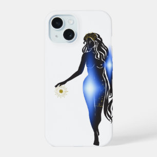 Boho celestial woman - iPhone 15 case