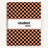 Boho Chequerboard Binder | Trendy Back to School 