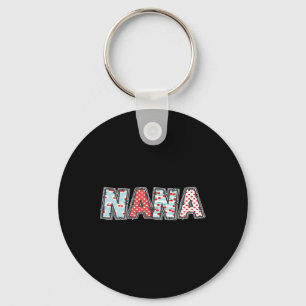 Boho Cherry Grandma Nana Halloween Costume Key Ring