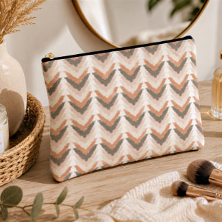 Boho Chevron Accessory Pouch