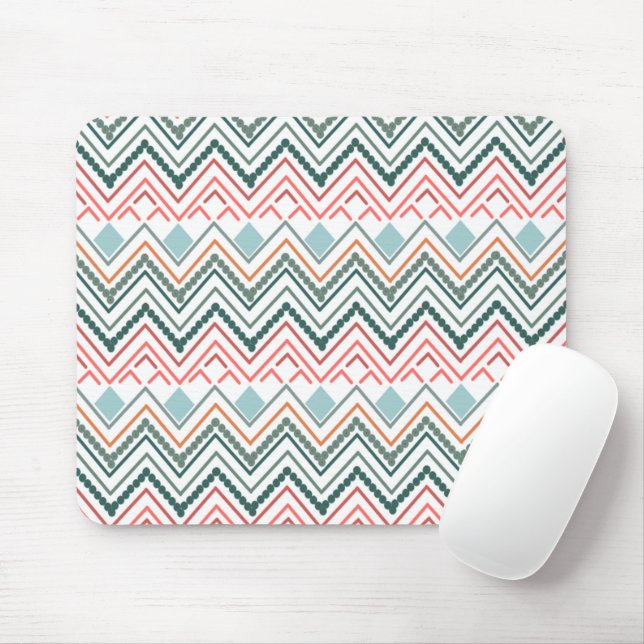 Boho Chevron  Mouse Pad (With Mouse)