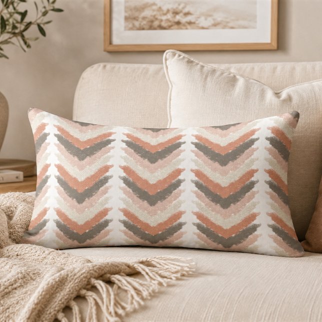 Boho Chevron Tote Bag Lumbar Cushion (Creator Uploaded)
