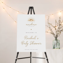 Boho Chic A Little Sunray Baby Shower Welcome