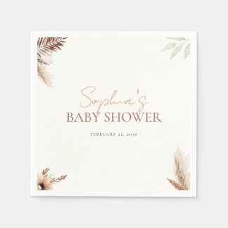 Boho Chic - Baby Shower - Paper Napkin