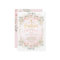 Boho Chic Blush Pink Gold Floral Girl Baptism