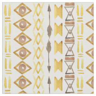 Boho Chic   Bold Watercolor Fabric