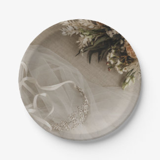 Boho Chic Bridal Hair Accessory Wedding Paper Plat Plate