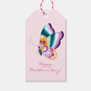 Boho Chic Butterfly   Happy Mother's Day Gift Tags