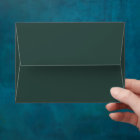 Boho Chic Emerald Green Wedding Envelopes