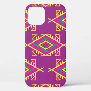 Boho Chic: Ethnic Seamless Ornament iPhone 12 Case