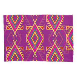 Boho Chic: Ethnic Seamless Ornament Pillowcase