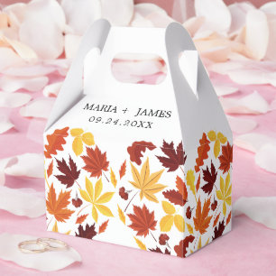 Boho Chic Fall Wedding Favour Box