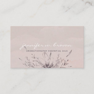 Boho Chic Flower Business Card