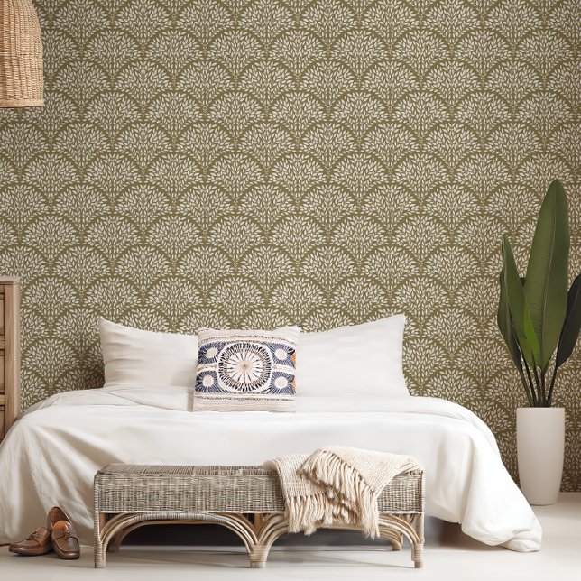 Boho Chic Leaf Scallop Wallpaper (Creator Uploaded)