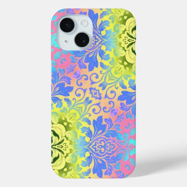 boho chic mandala turquoise aqua bohemian Case-Mate iPhone case (Back)