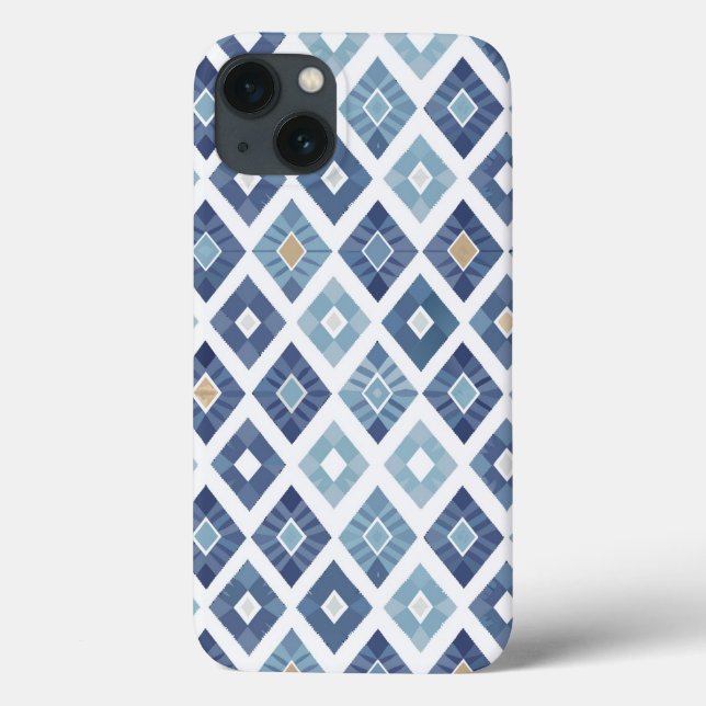 Boho Chic Modern Rhombus Case-Mate iPhone Case (Back)