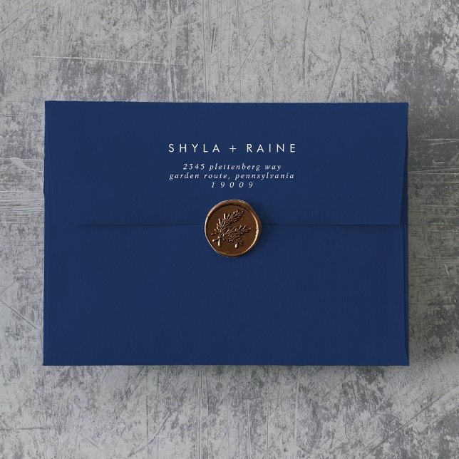 Boho Chic Royal Blue Wedding Envelopes (Boho Chic Royal Blue Wedding Envelopes)