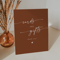 Boho Chic Terracotta Wedding Cards and Gifts