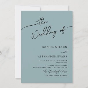 Boho-chic wedding invitation, pastel colours. invitation