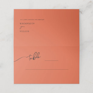 Boho-chic wedding Place & Escort Cards