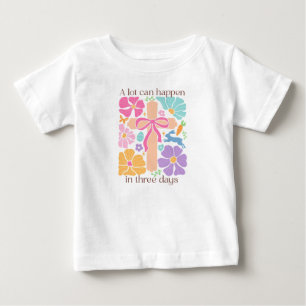 Boho Christian Easter Cross Baby T-Shirt
