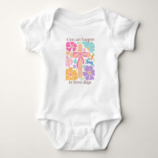 Boho Christian Easter Story Baby Bodysuit