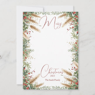 Boho Christmas Card