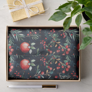 Boho Christmas Pattern Tissue Paper
